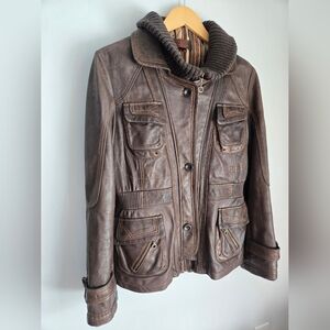 DANIER Brown Leather Jacket